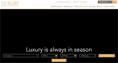 Desktop Screenshot of luxuryrentalgroup.com